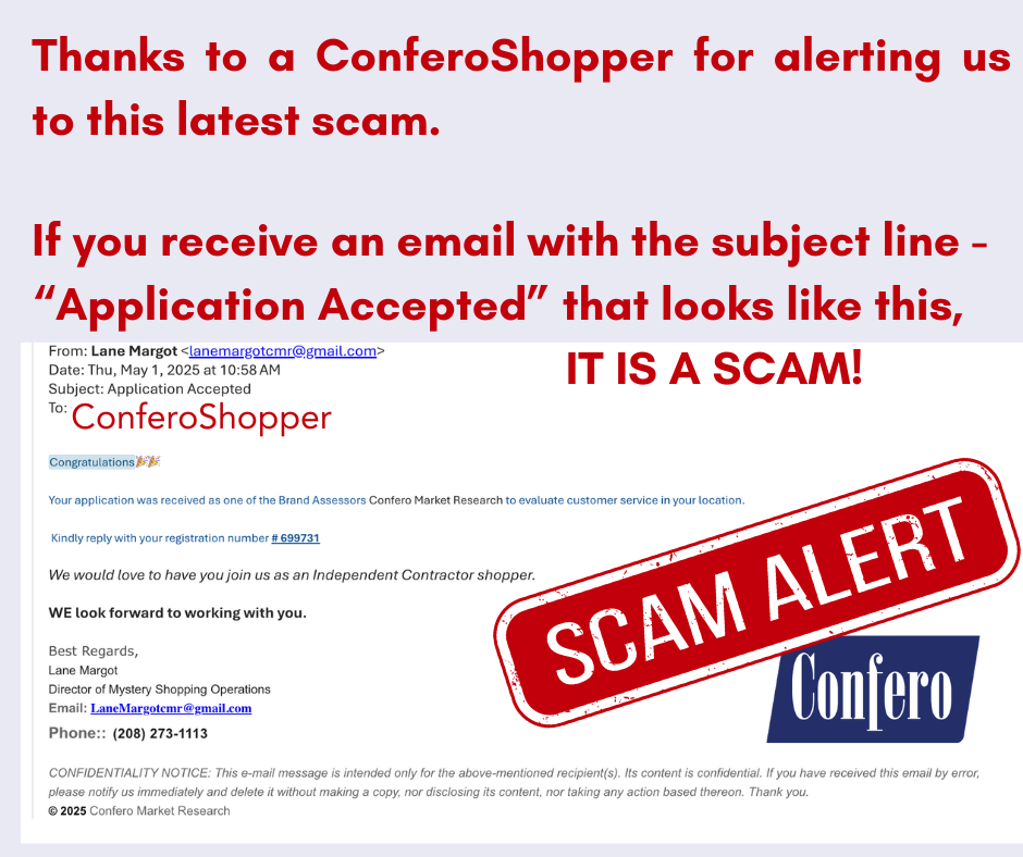 5.1.25 Scam Alert - Application Accepted Email from Margot Lane