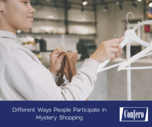Explore the different ways people work as mystery shoppers in this blog post.