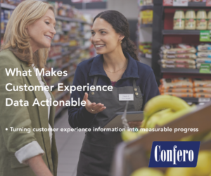 What you do with your customer experience research is what improves your business, right? What exactly makes Customer experience data actionable? Explore the topic of making customer experience data meaningful, relevant and actionable in this blog post.