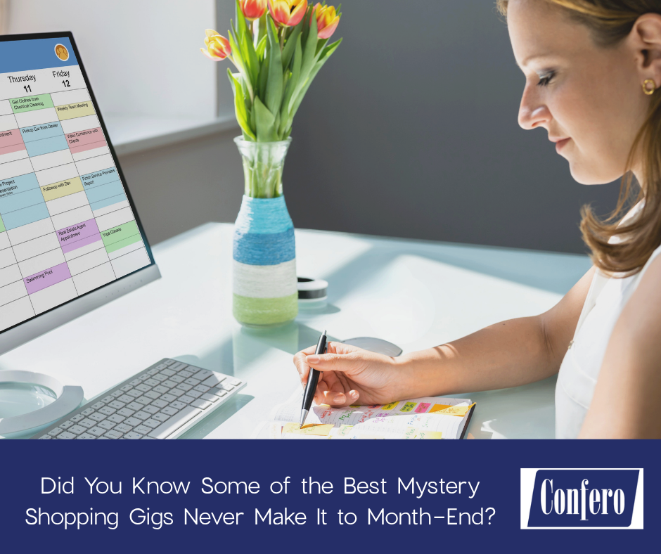 Did You Know Some of the Best Mystery Shopping Gigs Never Make It to Month-End?